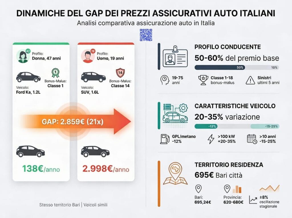 Quanto Costa Davvero l'Assicurazione Auto a Bari