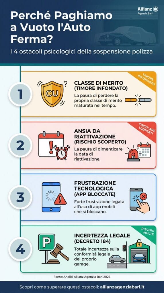 Perché continuare a pagare l'RC Auto se il veicolo è fermo in garage — Il Dolore Invisibile dei Collezionisti