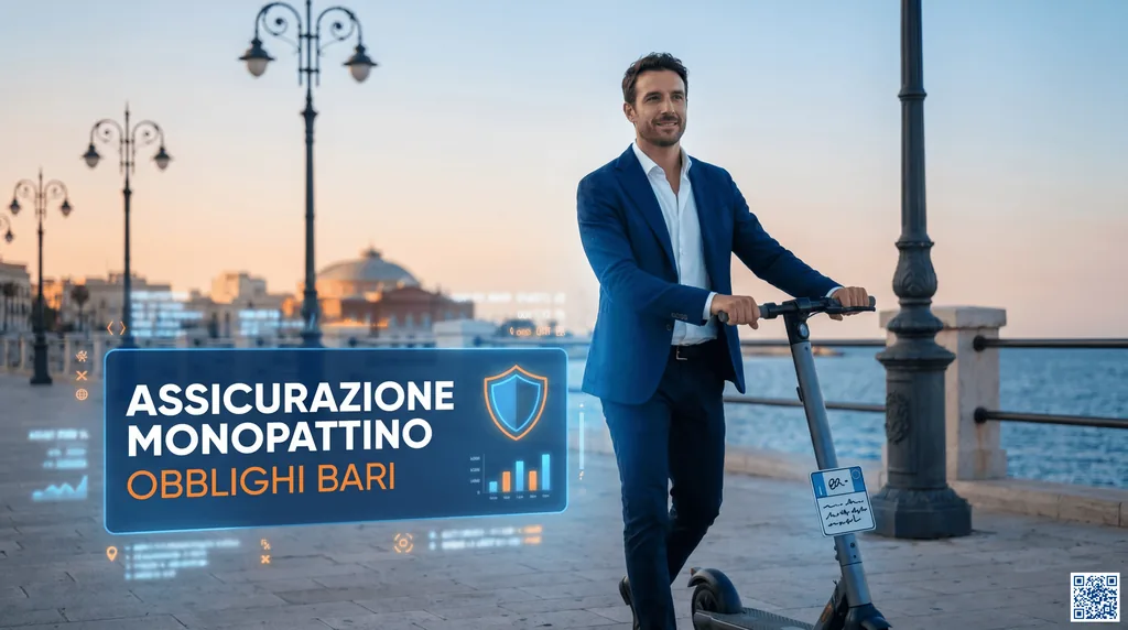Assicurazione monopattino elettrico a Bari - obbligo RCA e targhino 2026, Allianz Agenzia Bari